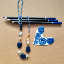 Carica l'immagine nel visualizzatore di Gallery, Collana GOCCE di BLU profondo
