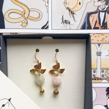 Carica l'immagine nel visualizzatore di Gallery, Orecchini FIORI di ACQUAMARINA