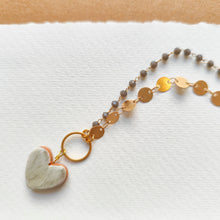 Carica l'immagine nel visualizzatore di Gallery, Collana CUORE ROSARIO