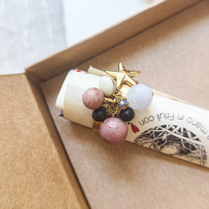 ANELLO ROSA con STELLA