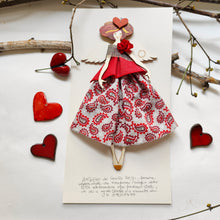 Carica l'immagine nel visualizzatore di Gallery, Angelo dei CUORI ROSSI - Collezione CUORI
