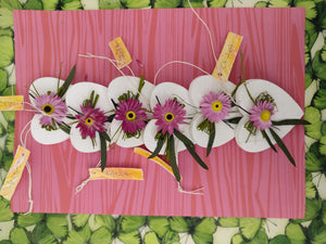 HEARTS PLACEHOLDER with daisies