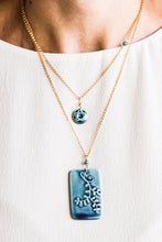 Load image into Gallery viewer, Necklace with branch and BLUE TAO flower
