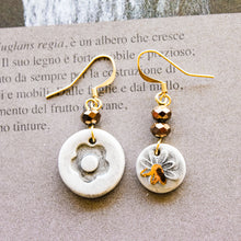 Load image into Gallery viewer, FLOWERS ceramic earrings
